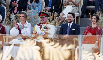 Princess Rajwa shows off Honayda gown at king’s silver jubilee celebrations in Jordan 