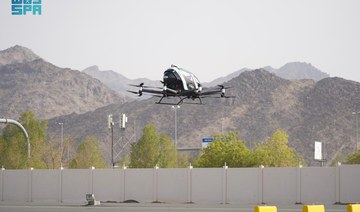 Saudi Arabia inaugurates self-driving aerial taxi during Hajj