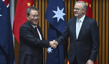 Chinese premier agrees with Australia to ‘properly manage’ differences