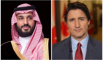 Saudi crown prince, Canadian prime minister discuss relations during call