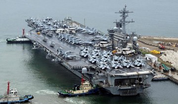 US aircraft carrier arrives in South Korea as a show of force against nuclear-armed North Korea