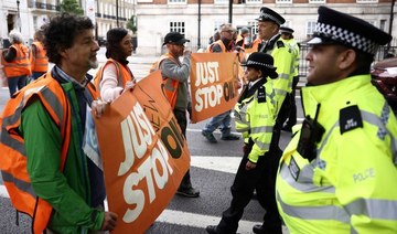 UK police arrest 27 climate activists over airport protest plans