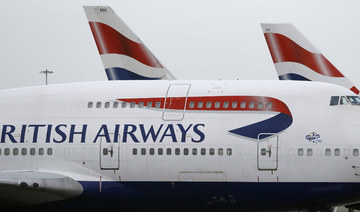 In this file photo dated Tuesday, Jan. 10, 2017, British Airways planes are parked at Heathrow Airport in London. ﻿﻿﻿﻿﻿﻿﻿﻿(AP)