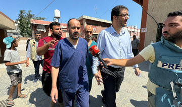 Gaza hospital chief among Palestinians freed by Israel