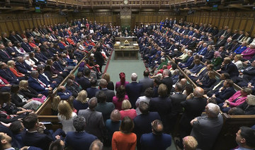 In this image taken from video, lawmakers gather in the House of Commons, London, Tuesday July 9, 2024, as Parliament returned. 
