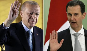 Turkiye’s President Recep Tayyip Erdogan in Ankara on May 29, 2023, Syria’s President Bashar Assad in Damascus on July 16, 2023.