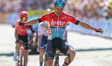 Campenaerts wins a 3-man sprint to take Tour de France stage as Pogacar keeps yellow jersey