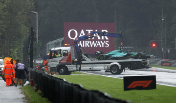 Verstappen fastest in final practice for Belgian GP, while Stroll crashes as rain keeps cars in garages