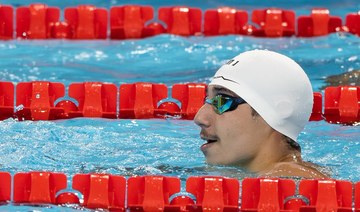 Saudi Swimmer Zaid Al-Saraaj. credit: @saudiolympic