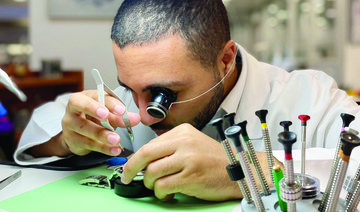 Abdulrahman Al-Zahrani says his childhood dream of becoming an aviation engineer set the stage for  his career in watchmaking. 