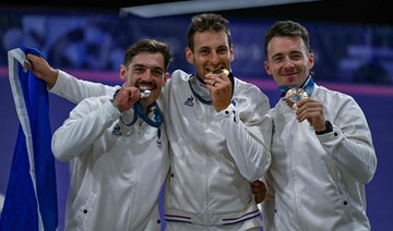 Joris Daudet leads a dominant French sweep of Olympic podium in BMX racing at the Paris Games
