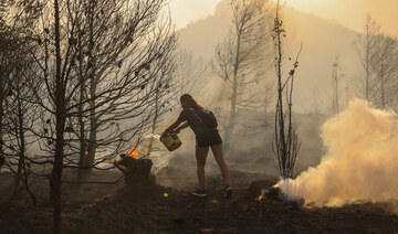 Greek wildfire rages near Athens; towns, hospitals evacuated