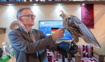 German envoy visits Riyadh falcon auction