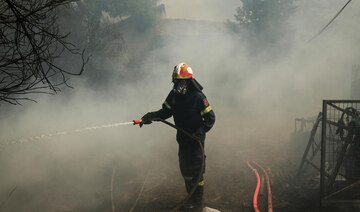 Crews battle scattered fires in Athens suburbs