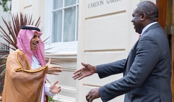 Saudi FM meets British foreign secretary in London 