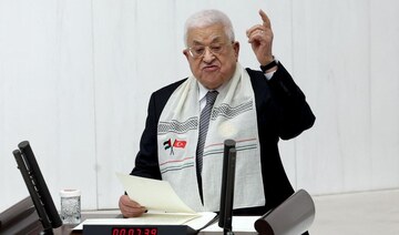 Abbas tells Turkish parliament he will go to Gaza