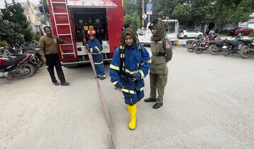 In a first, women firefighters blaze a trail in Pakistan’s Karachi