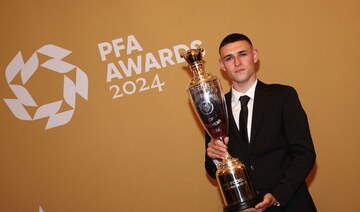 Man City’s Foden wins PFA Player of the Year award