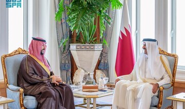 Saudi defense minister meets emir of Qatar in Doha