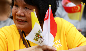 Pope Francis lands in Singapore, final stop on Asia-Pacific tour