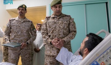 Saudi Arabia’s Commander of Joint Forces visits officers wounded in Yemen operation