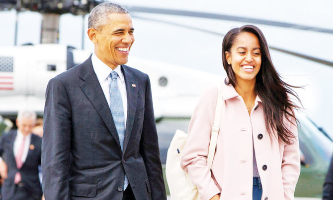 Malia Obama heading to Harvard after gap year | Arab News