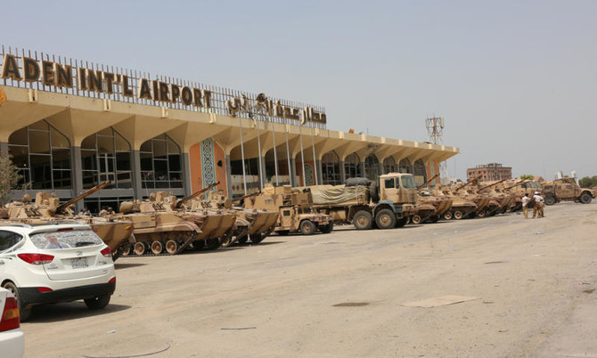 Hadi forces repel terrorists after bloody gunbattle at Aden airport