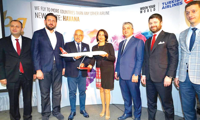 Turkish Airlines launches Havana and Caracas flights | Arab News