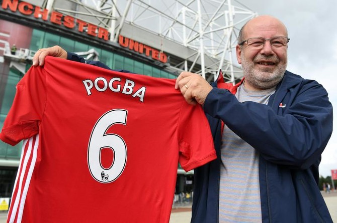 Pogba manchester cheap united jersey