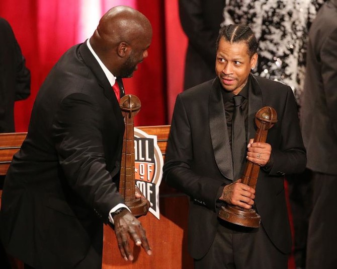 Shaq, Iverson look to take next step into the HOF
