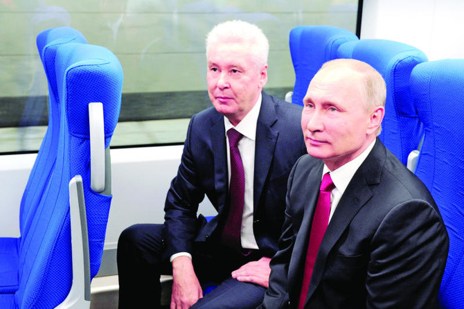 Putin opens $2 billion Moscow railway project