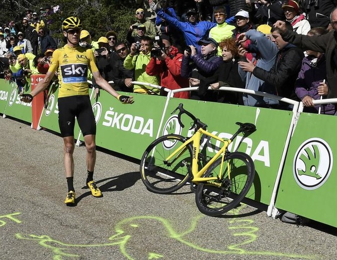 yellow jersey bike