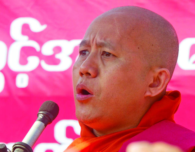 Myanmar Govt Flays Radical Buddhist Group Arab News