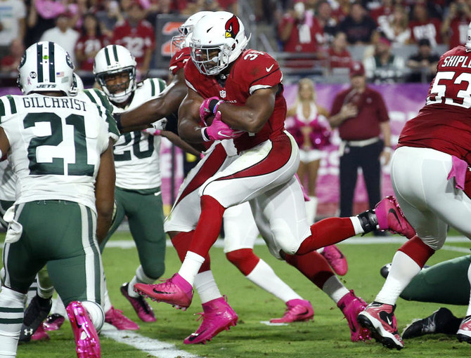 Johnson, Cardinals ground listless Jets 28-3