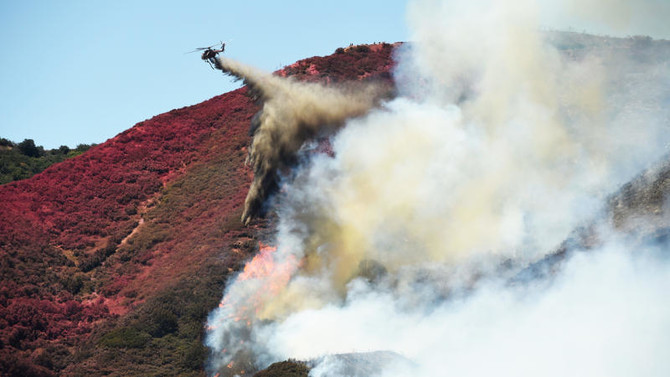 Firefighters Gain Ground On California Wildfire | Arab News