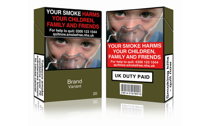 Plain cigarette packs become law in UK France Arab News