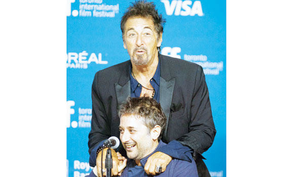 Al Pacino makes a splash at Toronto film fest