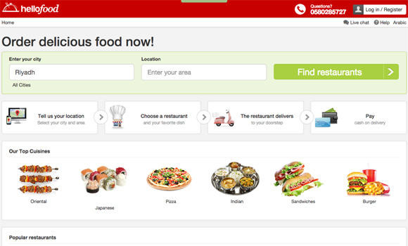 Ordering food online catching on fast