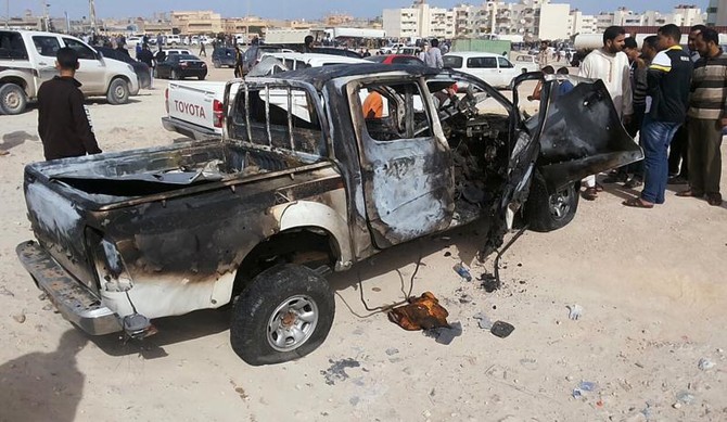 Car bombs kill at least four in east Libya as chaos mounts