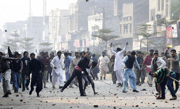 One dead as PTI workers clash with police