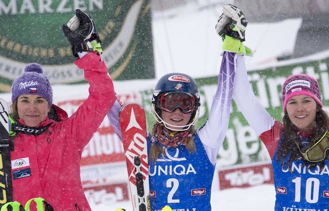 Shiffrin dominates for season’s first slalom win