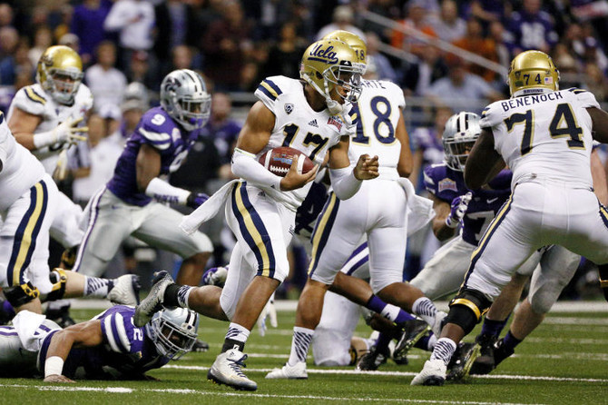 UCLA Holds On For 40-35 Win Over Kansas State In Alamo Bowl | Arab News