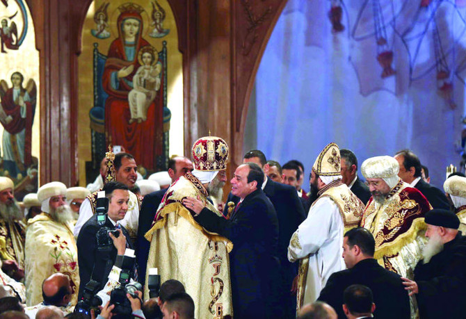 El-Sissi pays surprise Coptic Christmas visit