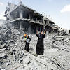 Gaza’s ruined homes and a brutal winter storm