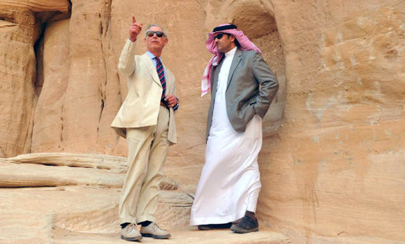 Prince Charles visits Al-Ula, Hejaz Railway