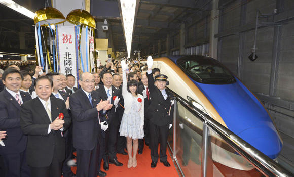 New Japan bullet train links Tokyo with ancient Kanazawa