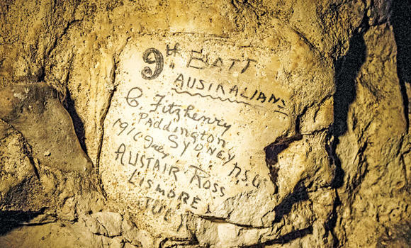 WWI graffiti sheds light on soldiers’ experience