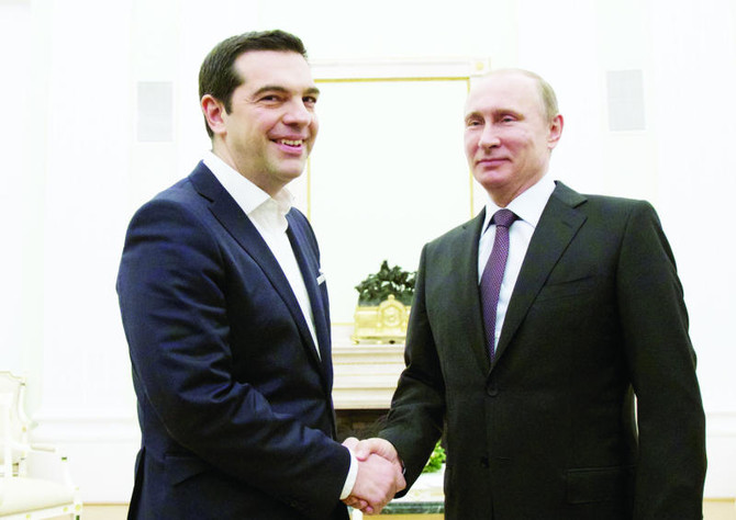 Greek PM meets Putin amid tension with EU