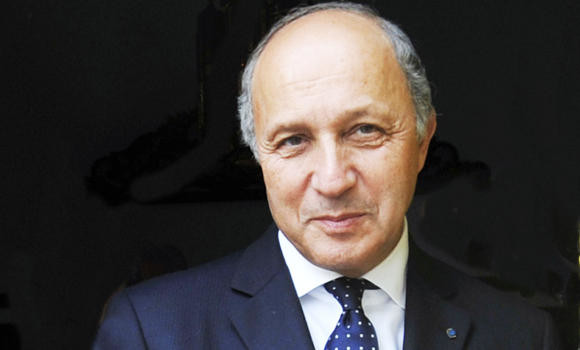 Fabius arrives for key talks