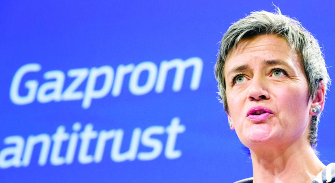 EU charges Gazprom, risking new front against Russia